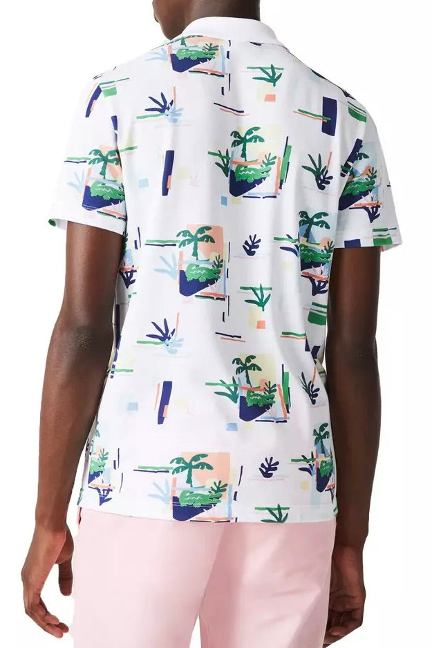 Lacoste Tropical Piqué Polo Shirt - ECtrendsetters