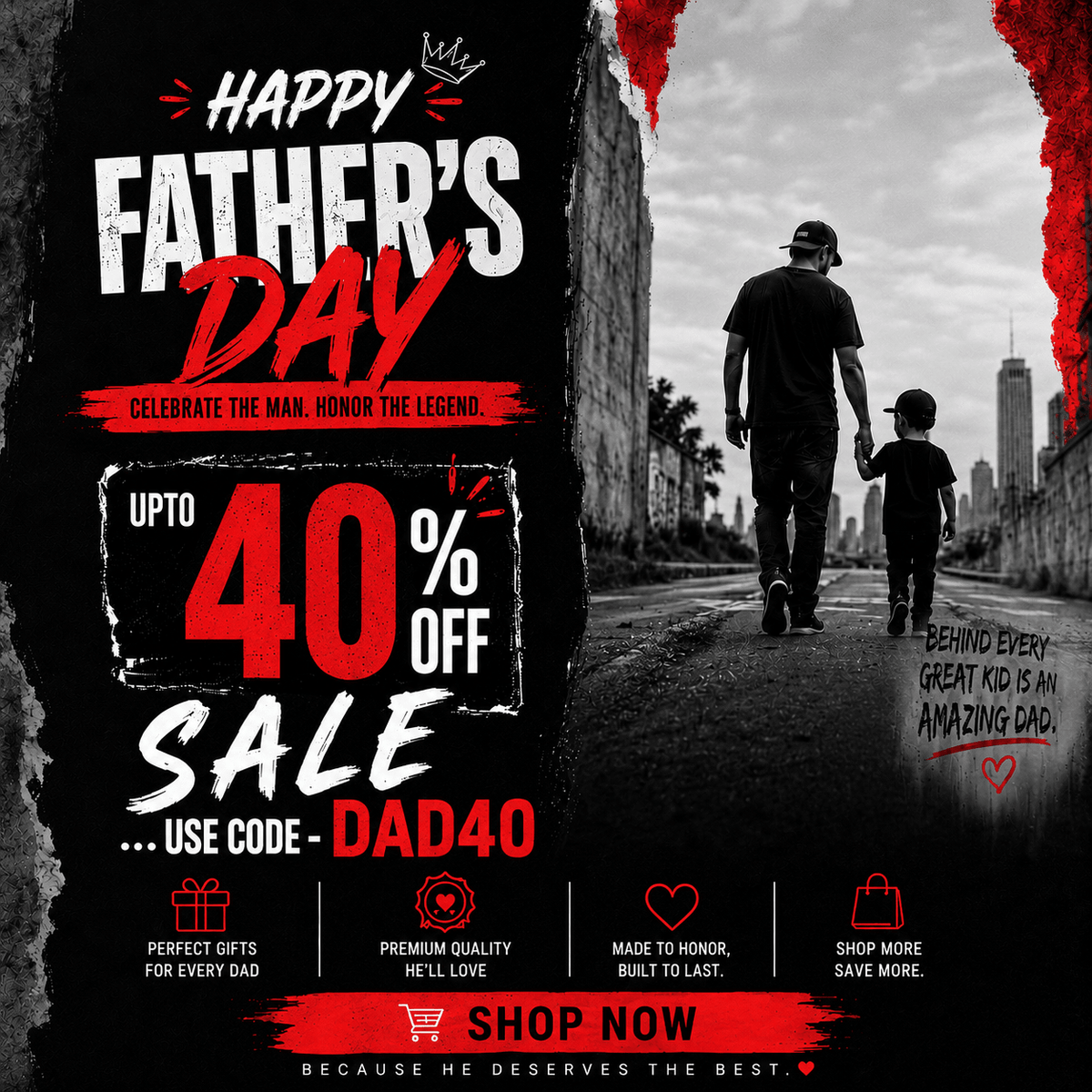 Father's Day Sale — Up to 40% Off Streetwear at City Swag USA - Cityswagusa.com