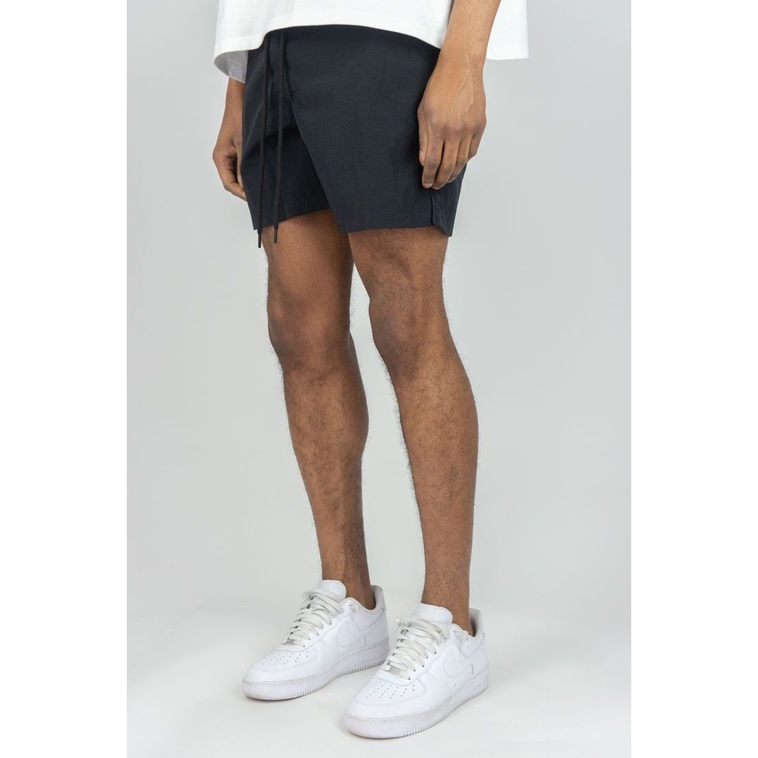 Rebel Minds crinkle nylon shorts by REBEL MINDS