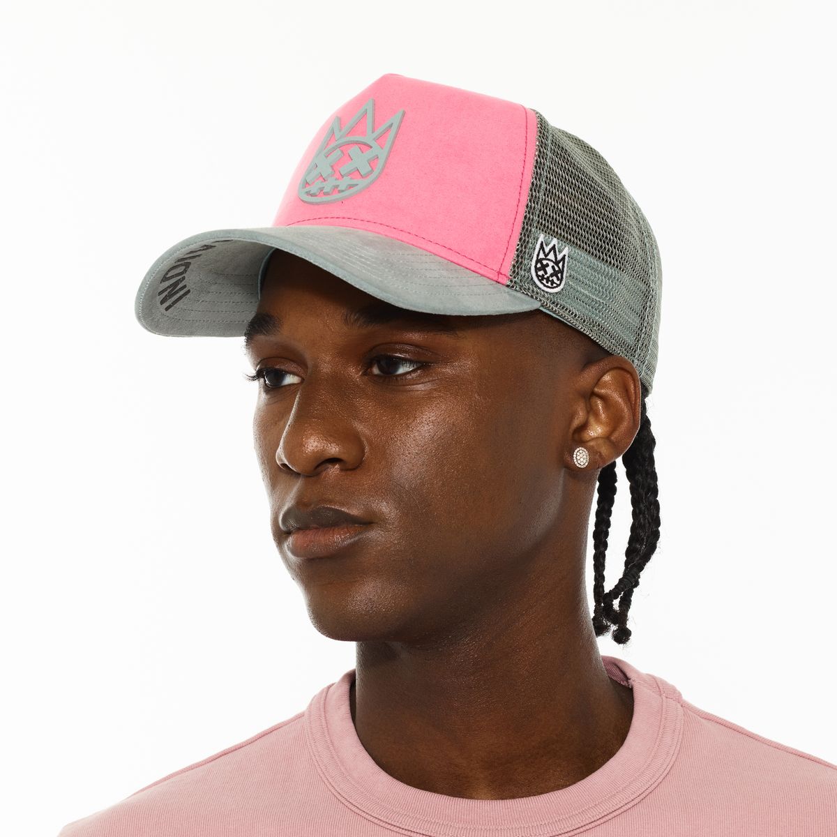 Cult shimuchan logo mesh back trucker hat - HATS - Cityswagusa.com