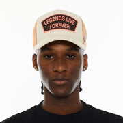 Cult legends live forver logo mesh back trucker hat - HATS - Cityswagusa.com