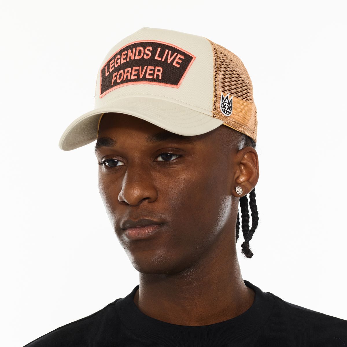 Cult legends live forver logo mesh back trucker hat - HATS - Cityswagusa.com