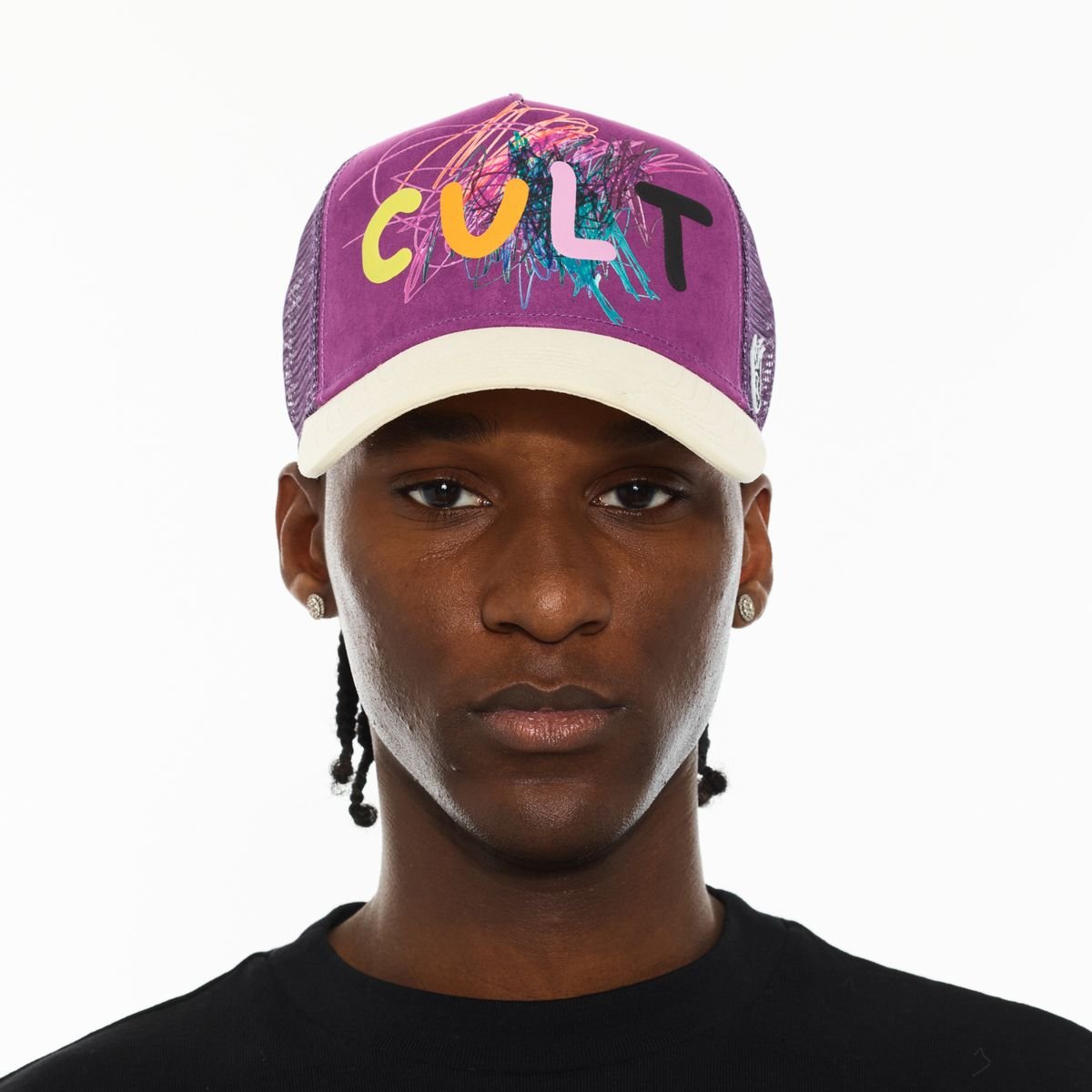 Cult of Individuality cult logo mesh back trucker hat - HATS - Cityswagusa.com