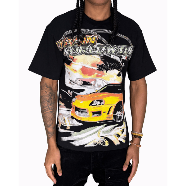 Chasin worldwide street racing t-shirt - T - SHIRT - Cityswagusa.com