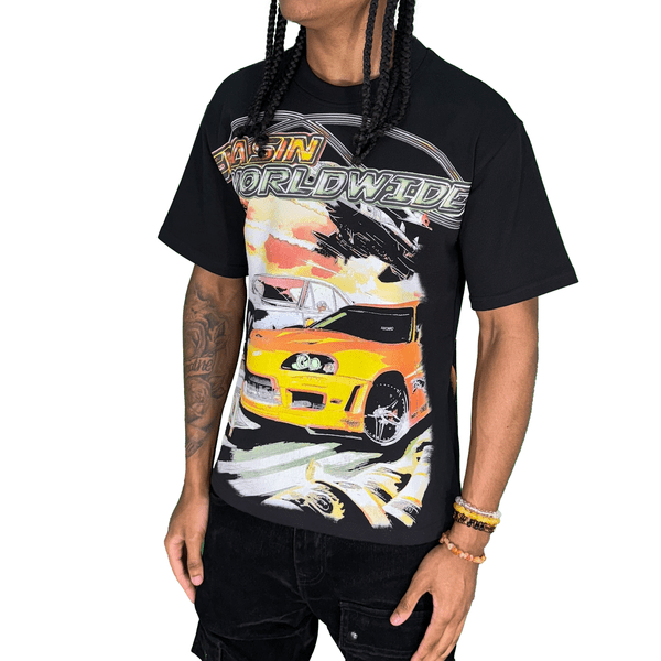 Chasin worldwide street racing t-shirt - T - SHIRT - Cityswagusa.com