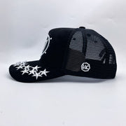 Hudson V1 diamond 777 suede trucker hat - HATS - Cityswagusa.com