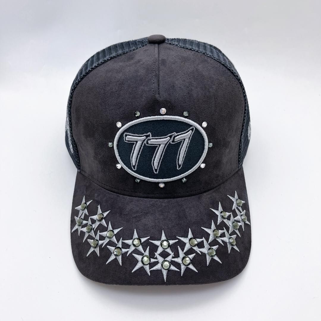 Hudson V1 diamond 777 suede trucker hat - HATS - Cityswagusa.com