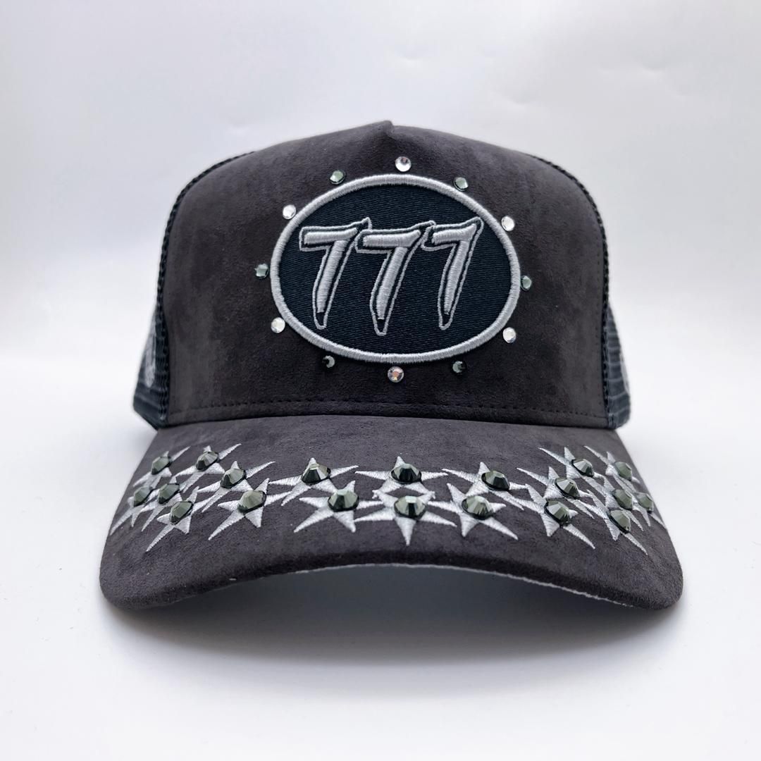 Hudson V1 diamond 777 suede trucker hat - HATS - Cityswagusa.com