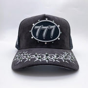 Hudson V1 diamond 777 suede trucker hat - HATS - Cityswagusa.com