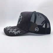 Hudson V1 diamond 777 suede trucker hat - HATS - Cityswagusa.com