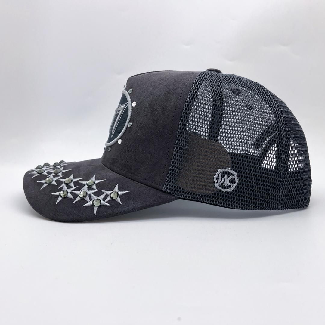Hudson V1 diamond 777 suede trucker hat - HATS - Cityswagusa.com