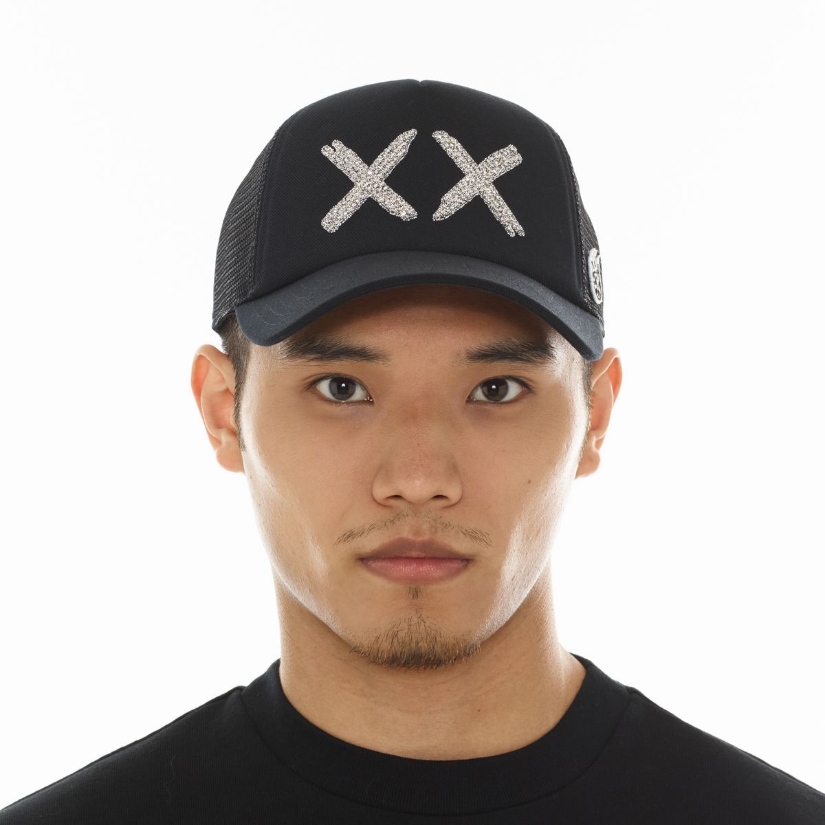 Cult white crystals mesh XX logo trucker hat - HATS - Cityswagusa.com