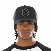 Cult of Individuality logo mesh back trucker hat - HATS - Cityswagusa.com
