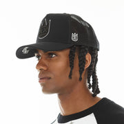 Cult of Individuality logo mesh back trucker hat - HATS - Cityswagusa.com