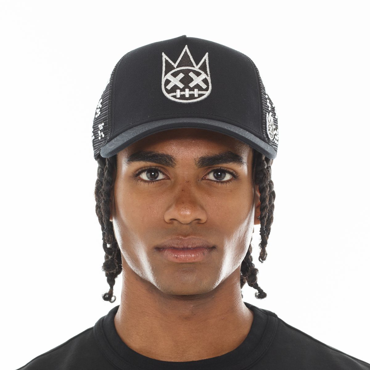 Cult of Individuality repeat pattern with crystals hat - HATS - Cityswagusa.com