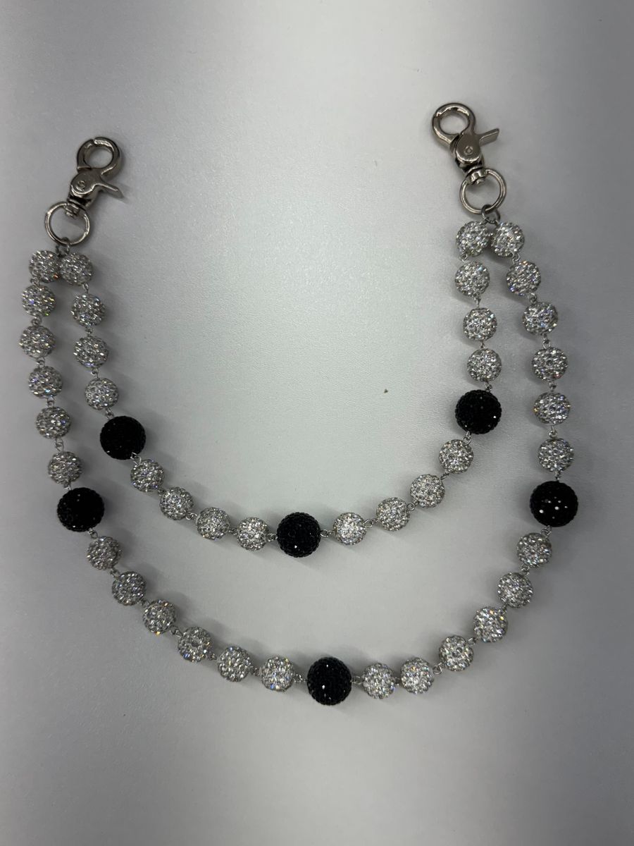Drunz white/black pocket chain by WALLET CHAIN