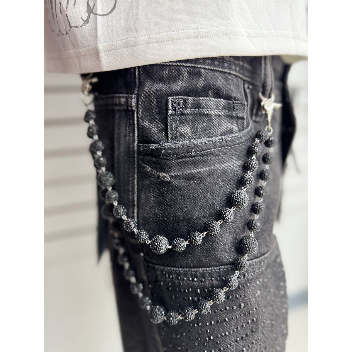 Drunz black pocket chain - ACCESSORIES - Cityswagusa.com