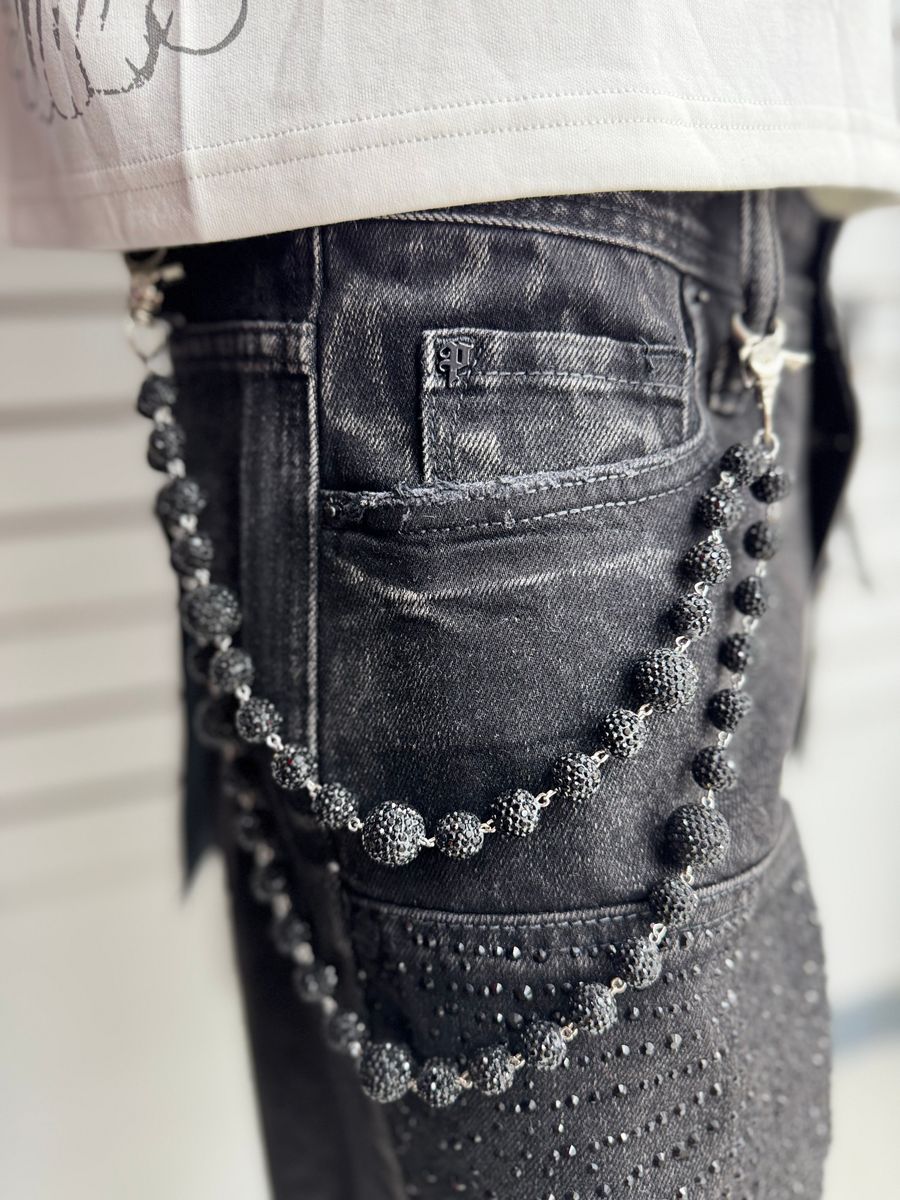 Drunz black pocket chain by WALLET CHAIN