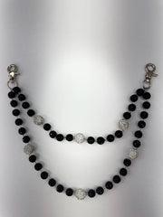 Drunz black white pocket chain by WALLET CHAIN