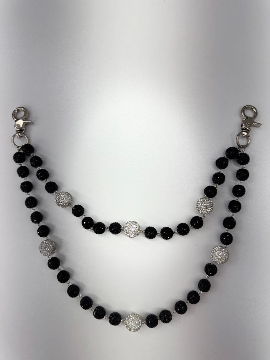Drunz black white pocket chain by WALLET CHAIN