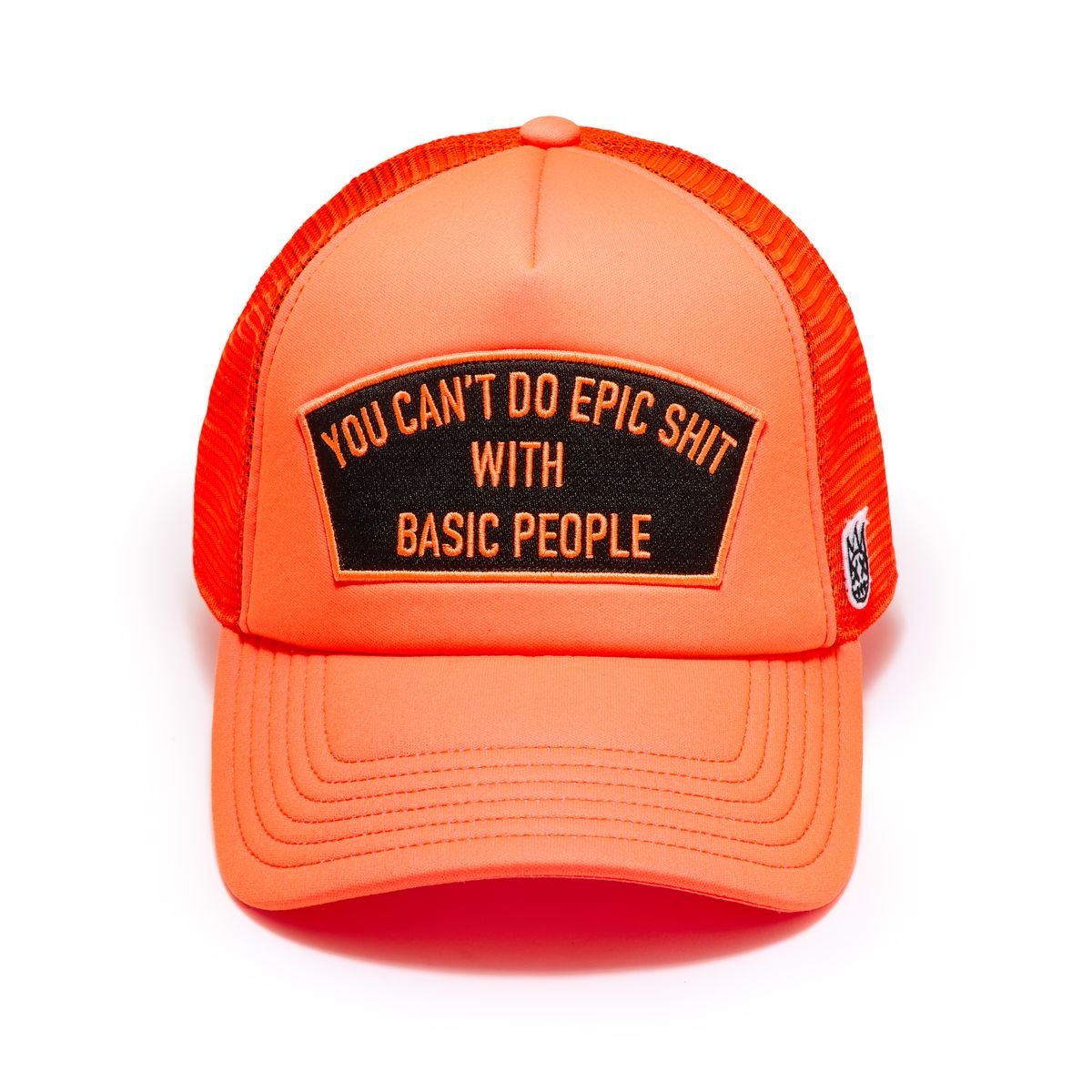 Cult cant do epic s*it logo mesh back trucker hat - HATS - Cityswagusa.com
