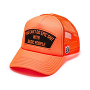 Cult cant do epic s*it logo mesh back trucker hat - HATS - Cityswagusa.com