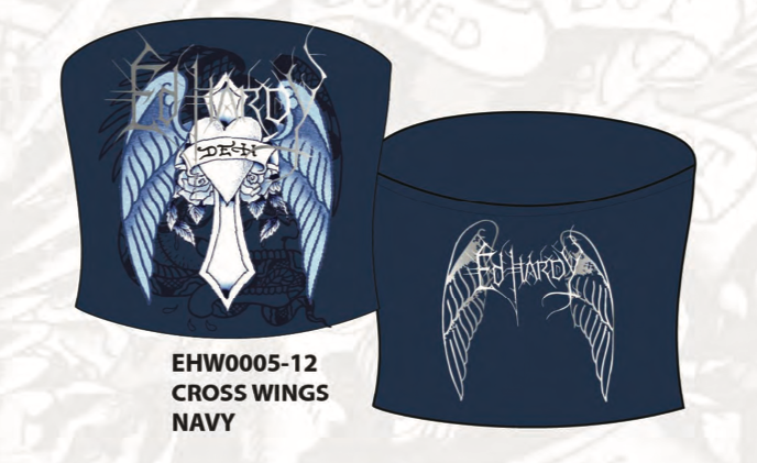 Ed Hardy cross wings tube top by ED HARDY