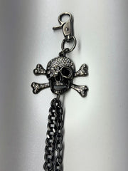 Drunz black skull double wallet chain by WALLET CHAIN