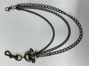 Drunz golden skull triple layered wallet chain by WALLET CHAIN