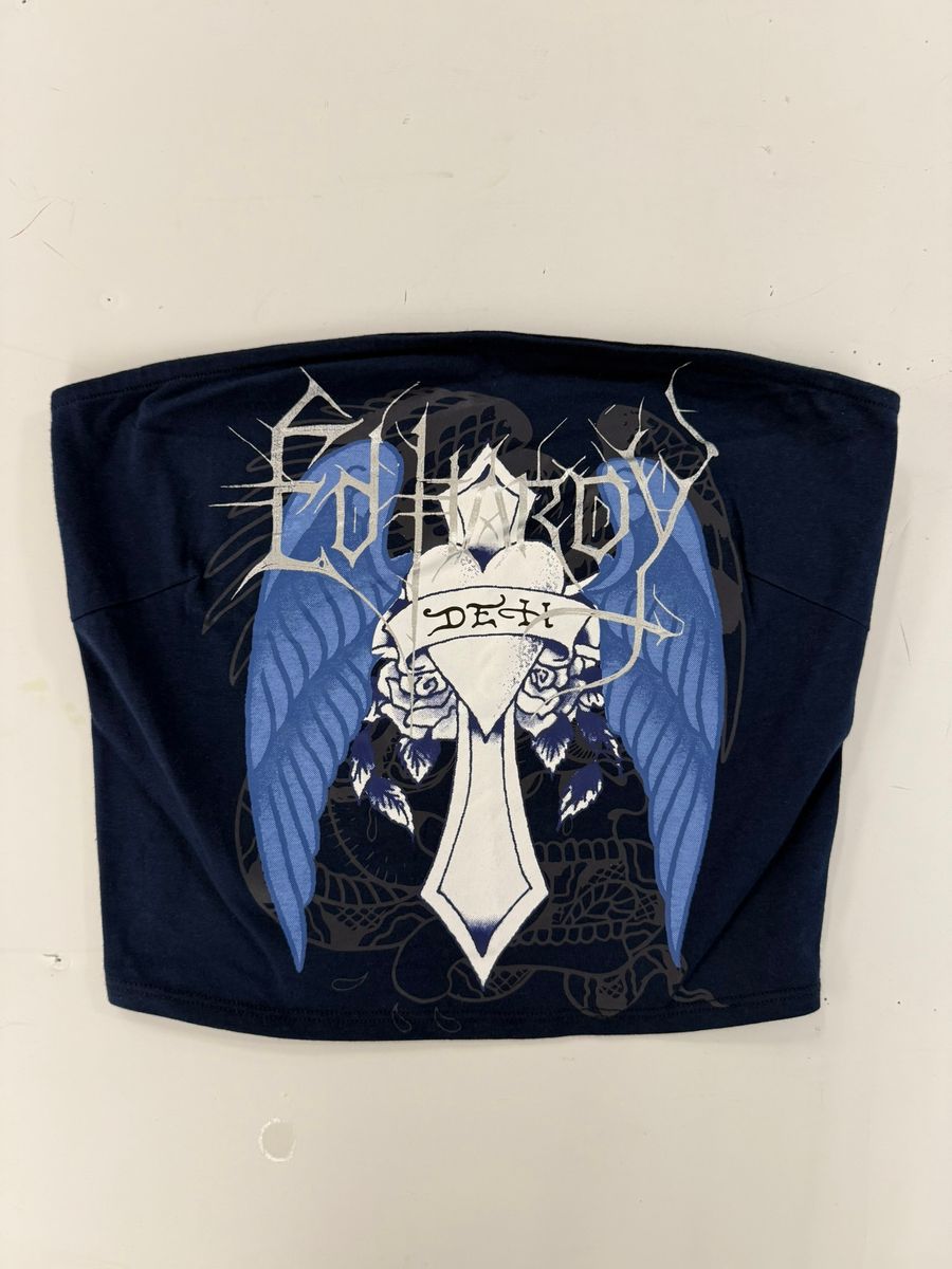 Ed Hardy cross wings tube top by ED HARDY