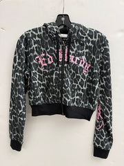 Ed Hardy lks pink skull front zip hoodie by ED HARDY
