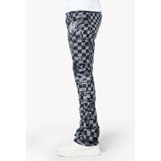 Guapi obsidian checkerboard leather pants - PANTS - Cityswagusa.com