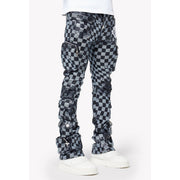 Guapi obsidian checkerboard leather pants - PANTS - Cityswagusa.com