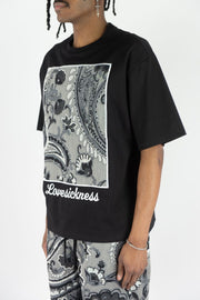 Rebel Minds lovesickness tapestry t-shirt by REBEL MINDS