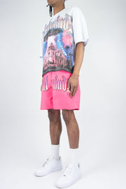 Rebel Minds rm town rhinestone t-shirt by REBEL MINDS