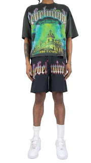 Rebel Minds rm town rhinestone t-shirt - T-SHIRT - Cityswagusa.com