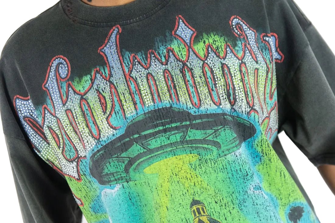 Rebel Minds rm town rhinestone t-shirt - T-SHIRT - Cityswagusa.com