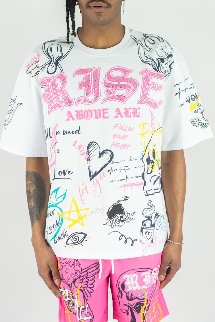 Rebel Minds rise above all t-shirt by REBEL MINDS