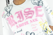 Rebel Minds rise above all t-shirt by REBEL MINDS