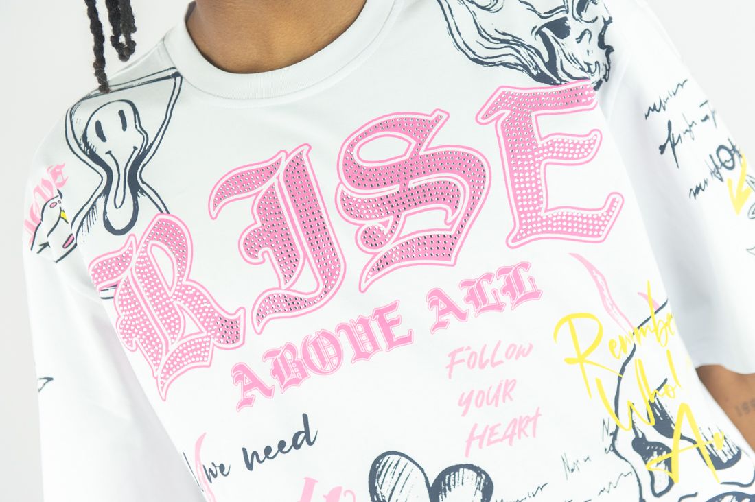 Rebel Minds rise above all t-shirt by REBEL MINDS