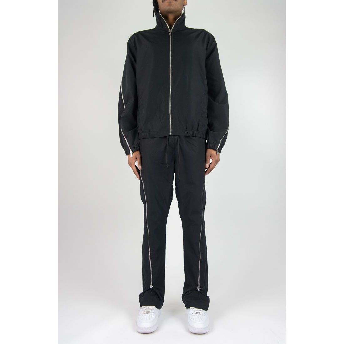 Rebel Minds zipper windbreaker pants by REBEL MINDS