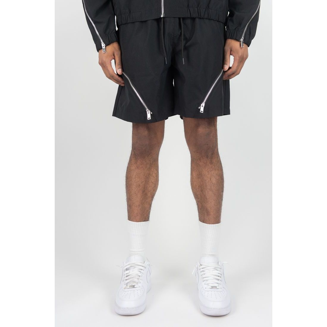 Rebel Minds zipper windbreaker shorts - SHORTS - Cityswagusa.com