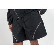 Rebel Minds zipper windbreaker shorts by REBEL MINDS