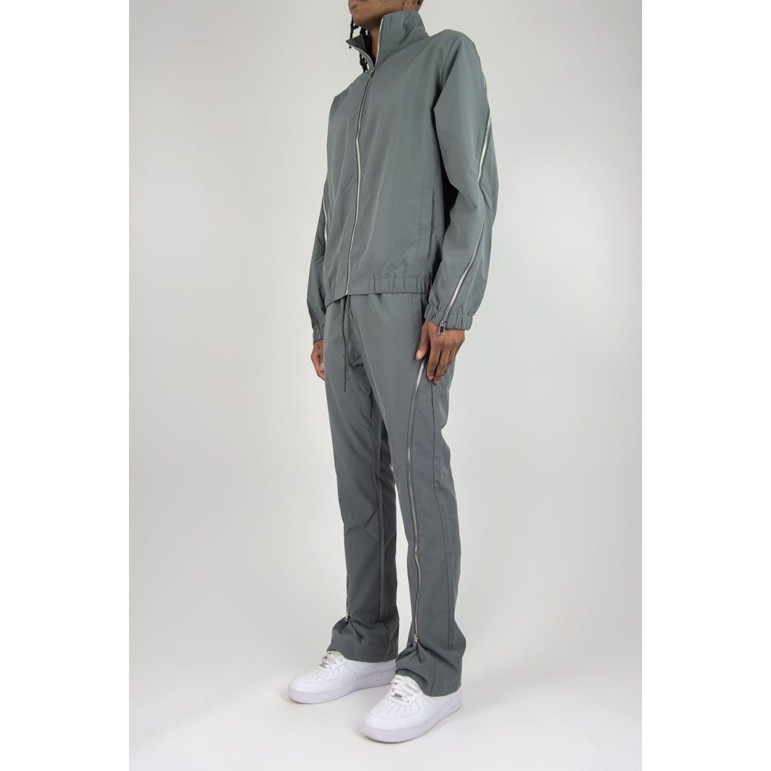 Rebel Minds zipper windbreaker pants by REBEL MINDS