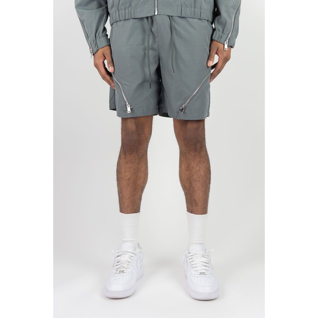 Rebel Minds zipper windbreaker shorts - SHORTS - Cityswagusa.com