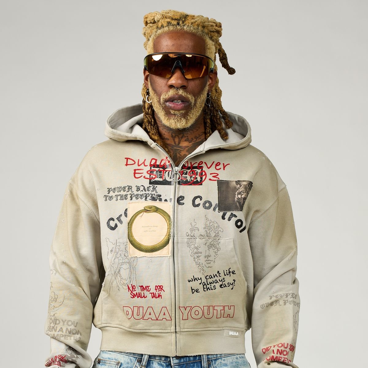 Duaa creative control hoodie - HOODIE - Cityswagusa.com