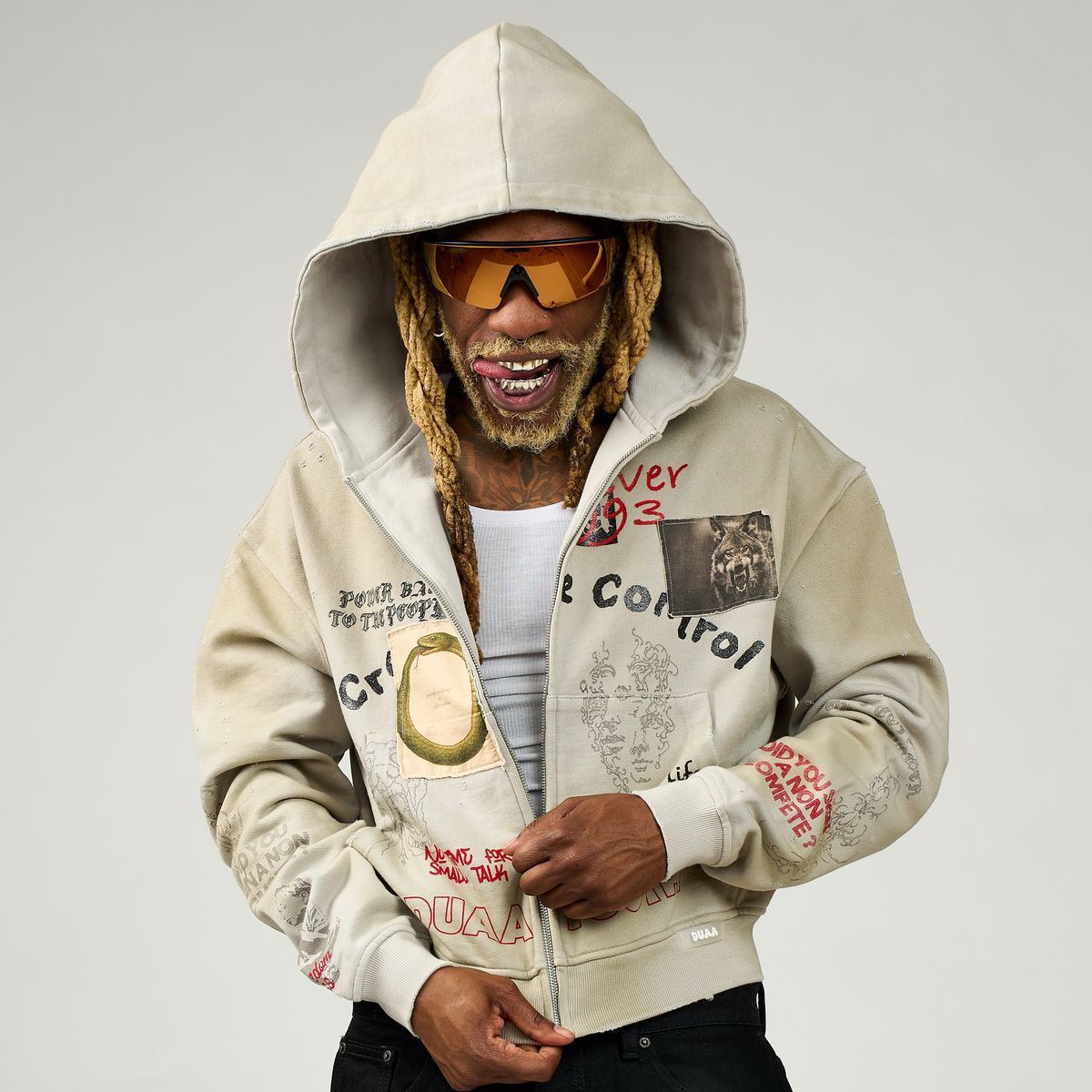 Duaa creative control hoodie - HOODIE - Cityswagusa.com