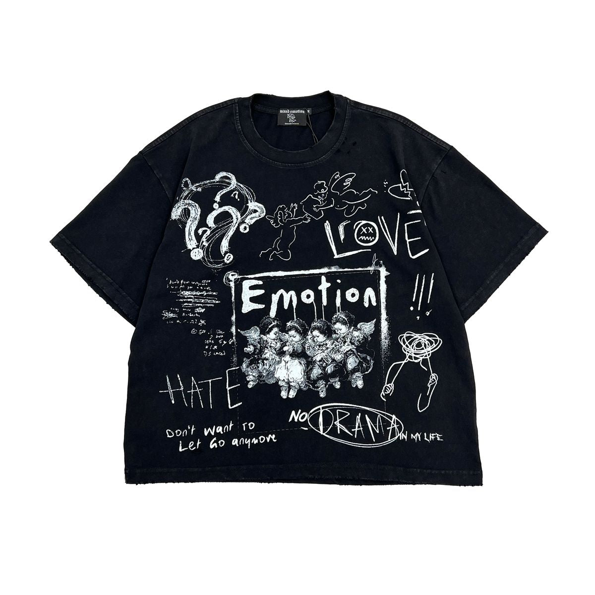 Mixed Emotion cherub chaos t-shirt by MIXED EMOTION