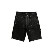 Mixed emotion worker wax coated shorts by MIXED EMOTION