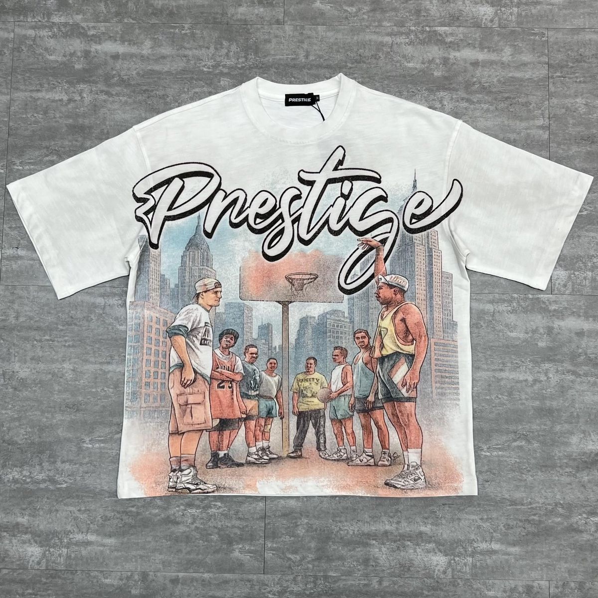 Prestige white man cant jump t-shirt - T - SHIRT - Cityswagusa.com